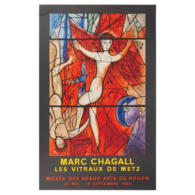 Marc Chagall, Stained Glass Windows of Metz, Jacob's Dream, Lithograph Poster For Sale