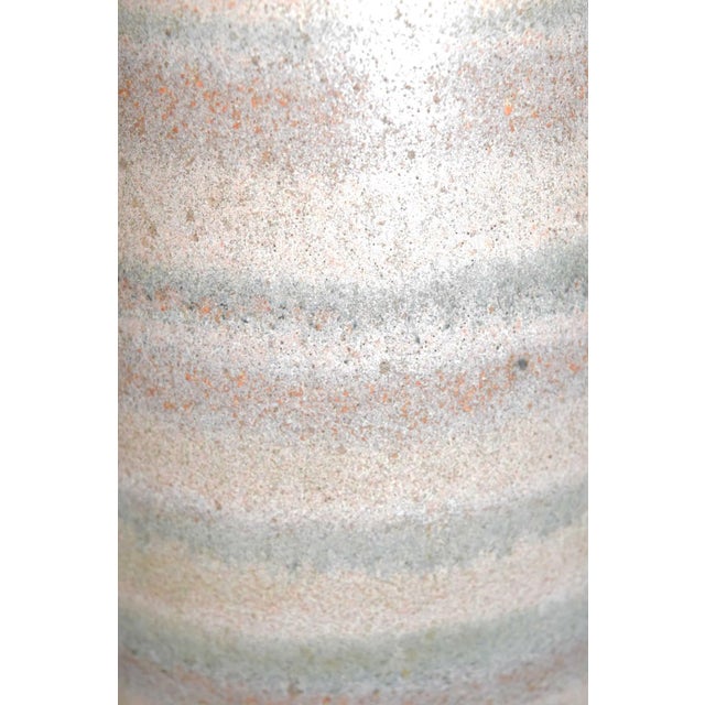 Mid 20th Century Vintage Clyde Burt Ceramic Vase With Lid For Sale - Image 5 of 7