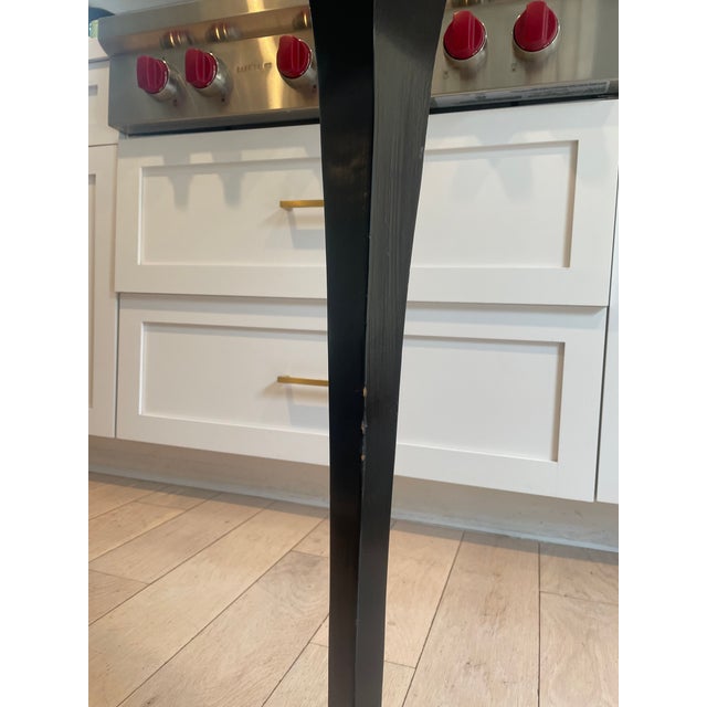 1980s Attributed to Michael Taylor Black Pavillion Side Table For Sale - Image 9 of 17