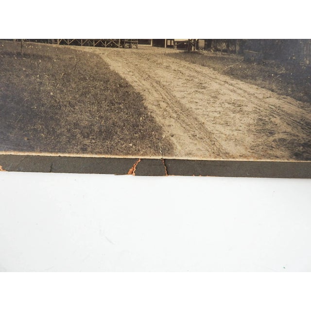 Circa 1910 New Braunfels Texas photograph of rustic gazebo. Not sure where in New Braunfels this was, there is a...