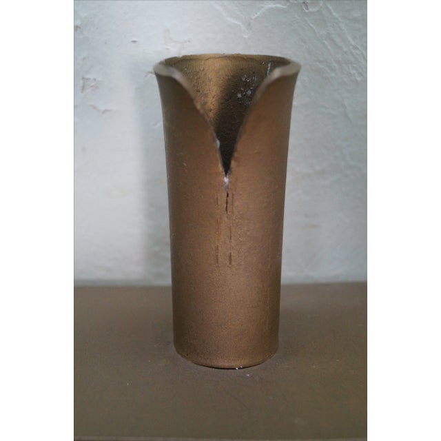 Tommi Parzinger Era Gold Painted Iron Wall Sconce For Sale - Image 10 of 10