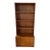 Domino Mid Century Modern Danish Teak Bookcase on Chest. For Sale