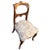 Victorian Antique Circa 1900 Victorian Hand Carved Balloon Back Side Chair For Sale - Image 3 of 6