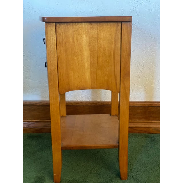 Wood Heywood Wakefield Bedside Table Dresser, Circa 1920s, 2 Avbl For Sale - Image 7 of 12