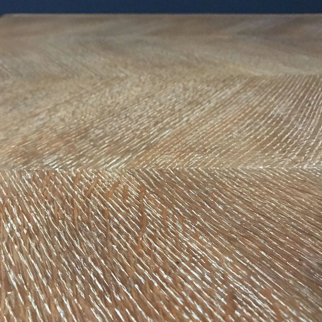 Wood Vintage French Oak Dining Table For Sale - Image 7 of 8