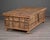 Late 19th Century 19th Century Large Anglo-Raj Iron-Bound Teak Trunk Table With Hinged Lid For Sale - Image 5 of 12