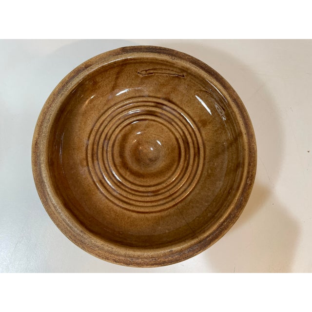 Ceramic Vintage Monmouth Pottery Casserole - Southwestern Motif - Arts & Crafts For Sale - Image 7 of 9