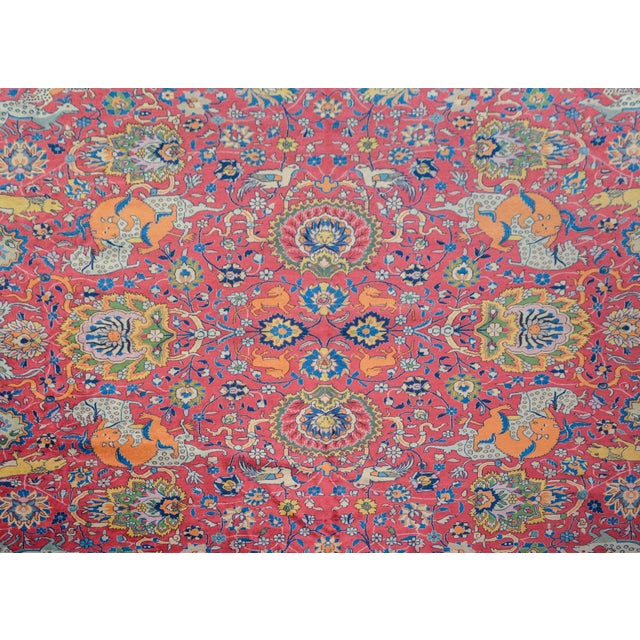 Early 20th Century Wonderful Early 20th Century Agra Rug For Sale - Image 5 of 11