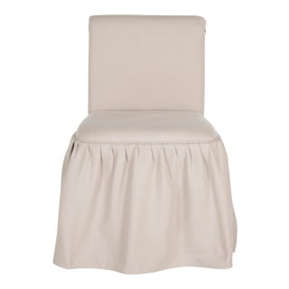 Valeria Vanity Chair in Taupe For Sale