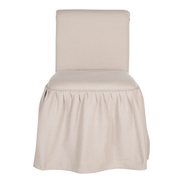 Valeria Vanity Chair in Taupe For Sale