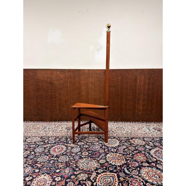 English Library Staircase from Globe Wernicke For Sale - Image 5 of 11