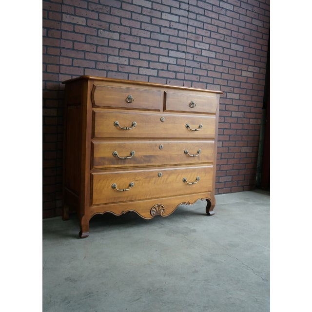 Ethan Allen Country French Tall Dresser For Sale - Image 6 of 6