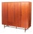 Mid-Century Scandinavian Four-Door Wardrobe in Teak, France, 1960s For Sale