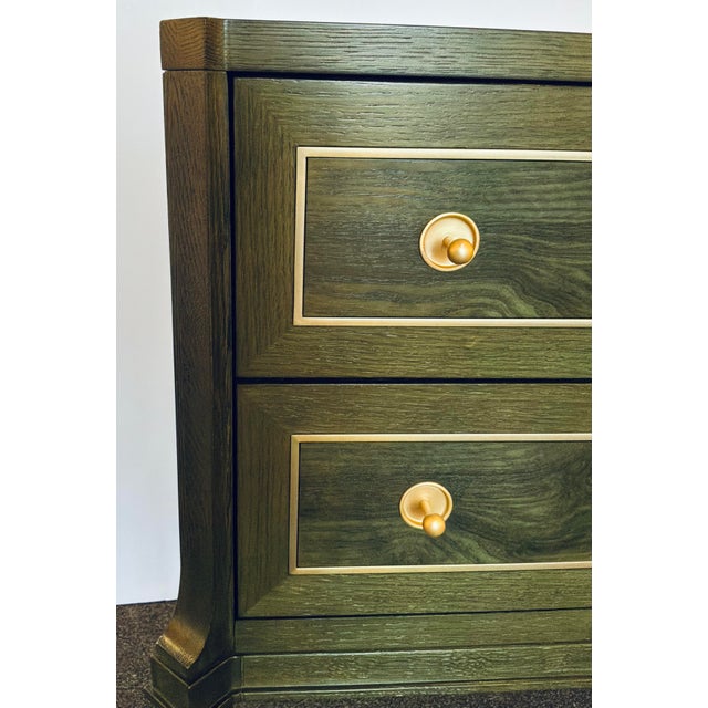 Revelation Modern Green With Envy Two Drawer Chests Pair For Sale In Atlanta - Image 6 of 9