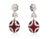 Diamond and Natural Ruby Art Deco Style Drop Earrings - 2 Pieces For Sale - Image 4 of 6