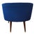 Mid-Century Modern Bright Blue Mid Century Lounge Chair For Sale - Image 3 of 7