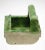 Traditional Vintage Green Marbleized Ceramic Flush Mount Soap Dish For Sale - Image 3 of 7