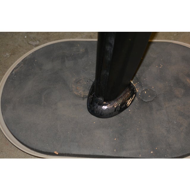 Vintage Euri Collection Royal Blue Soft Leather Loveseat Couch From Germany For Sale - Image 12 of 14