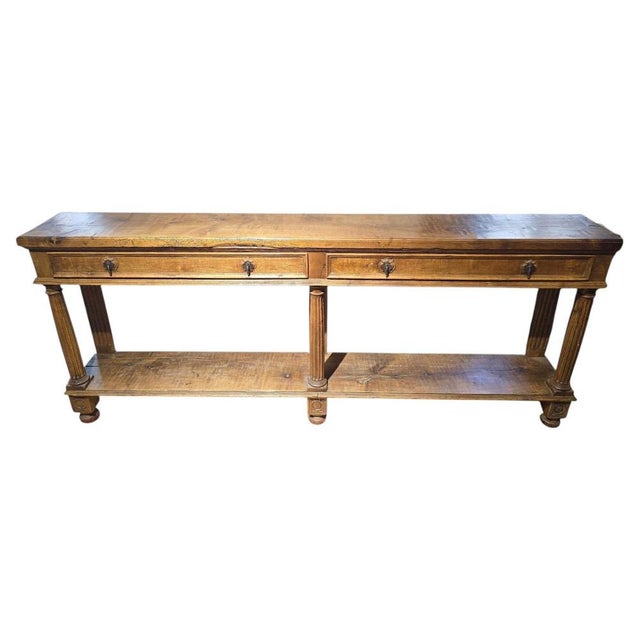 Antique French Walnut Store Counter, 1800 For Sale - Image 14 of 14