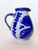 &nbsp;A great whimsical vintage Salt Glaze pitcher with fantastic cobalt glaze pattern. "Salt-glaze or salt glaze pottery...