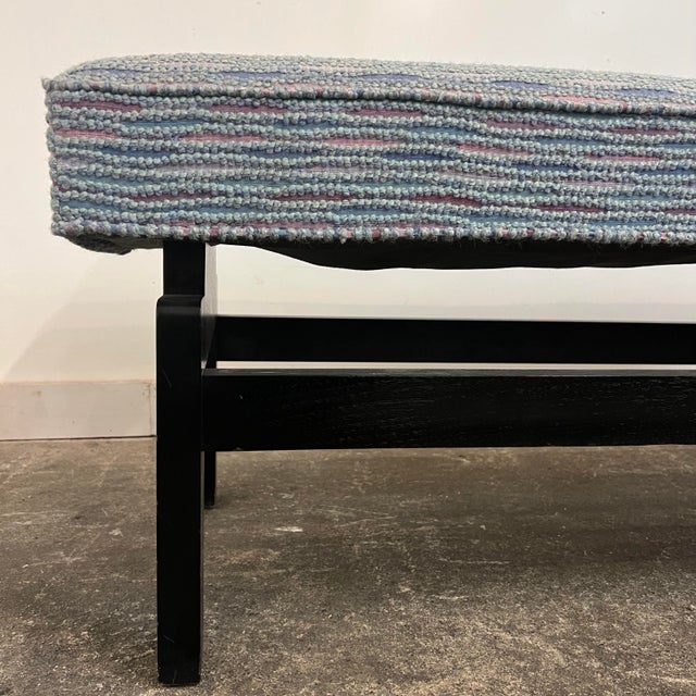 Mid 20th Century Mid Century Modern Upholstered Bench in the Style of Jens Risom For Sale - Image 5 of 10