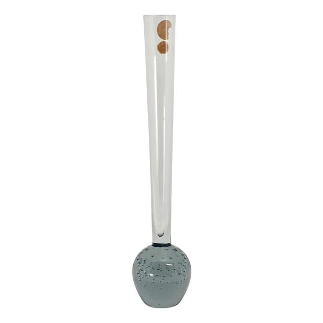 Holmegaard Per Lütken Bubbles Orchid Vase 9.625", Denmark, C. 1952–1965 For Sale