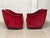Red Velvet Armchairs, 1950s, Set of 2 For Sale - Image 4 of 18