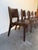Mid 20th Century Set of 5 Danish Teak Dining Chairs in Style of Johannes Andersen – Mid Century Modern Sculptural Side Chairs For Sale - Image 5 of 10