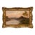 Antique English Landscape Oil Painting | Thomas Wood River Scene For Sale