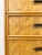 Wood Mid 20th Century Dixie Parquet Inlay Tall Chest of Drawers Brass Detail Coastal Hollywood Regency For Sale - Image 7 of 11