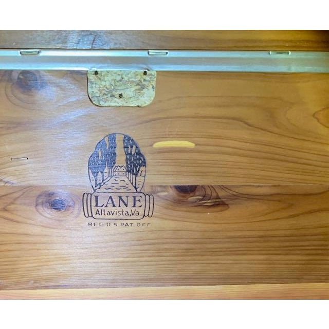Wood Vintage Lane Sweetheart Chest Mid Century Modern For Sale - Image 7 of 12