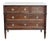 Antique French Louis XVI Mahogany Commode With Carrara Marble For Sale