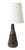 Dark Brown Navy Blue Ceramic Lamp by Barracuda Interiors For Sale
