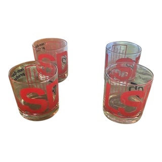 1960s Georges Briard LSD Barware, Set of Four, Signed For Sale