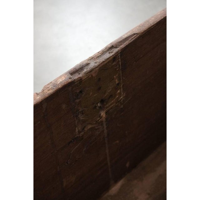 Antique Spanish Chest in Walnut with Carvings For Sale - Image 9 of 18