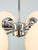 Italian Space Age Sputnik Chrome and Opaline Chandelier, 1970s For Sale - Image 13 of 18