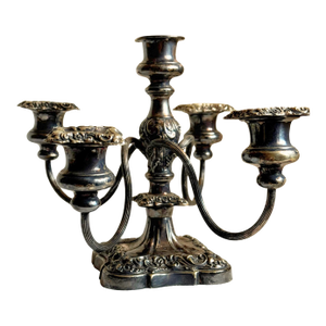 Antique Gorham Silverplated 5-Arm Candelabra