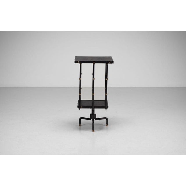 Revolving Side Table by Jacques Adnet, France, 1950s For Sale - Image 15 of 18