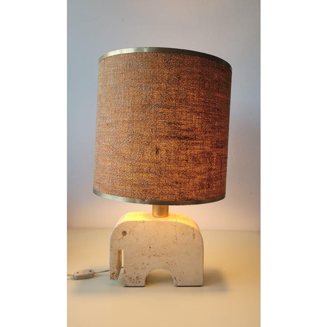 Sculptural Elephant Table Lamp from F.lli Mannelli, Florence, Italy, 1970s For Sale - Image 17 of 18
