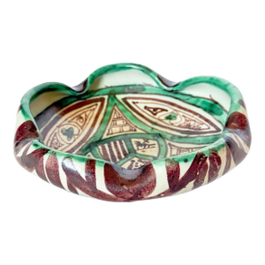 Mid Century Spanish Domingo Punter Pottery Catchall Bowl