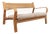 Vintage Two-Seater Sofa in Oak by Hans J. Wegner for Getama, 1970s For Sale
