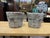 Vintage Rustic Hand-Carved Wooden Planter Buckets – Pair For Sale - Image 10 of 10