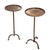 1960s Mid-Century Modern Spanish Martini Tables in Gilded Wrought Iron, 1960s, Set of 2 For Sale - Image 5 of 5