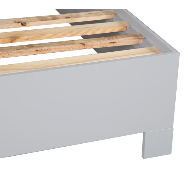 Silas Platform Bed Twin - Light Gray For Sale - Image 11 of 12