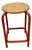 Vintage Industrial Danish Stool Red Metal Stool For Sale