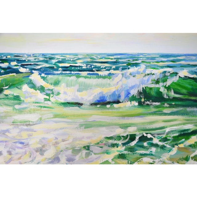 Early 21st Century Ocean Music. Modern Original Painting. Arts Bound For Sale - Image 5 of 8