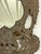 Brown Pair of Antique French Federal Style Tin Eagle Mirrors, 19th Century For Sale - Image 8 of 18