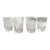 Vintage Mid-Century Modern Sasaki Noritake Bamboo Etched Rocks Glasses- Set 6 For Sale