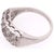 14 Karat White Gold Contemporary Diamond Band Wedding Anniversary Ring, Size 5.5 For Sale - Image 9 of 10
