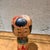 For your consideration, a Japanese Kokeshi doll, a type of traditional wooden folk art from the Tohoku region. Hand-carved...